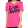 Ladies' Relaxed Jersey V-Neck T-Shirt Thumbnail